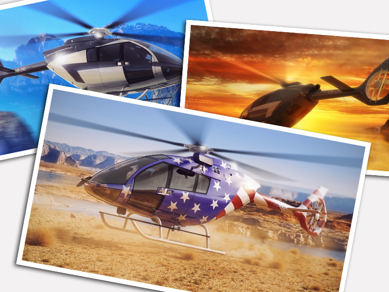 helicopter-3d-visualizations